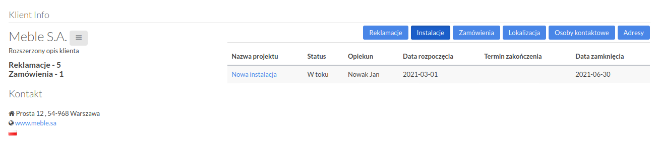 Instalacje